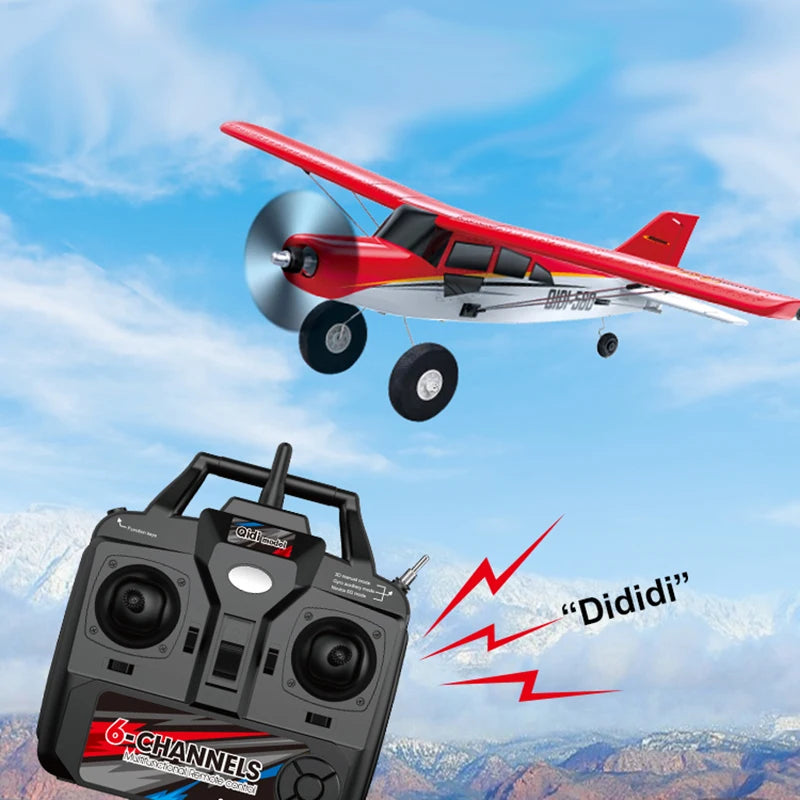 M7 Moore Off-road Aircraft Qidi560 RC Plane EPP 4CH Remote Control Brushless Airplane with LED light Model Toys for Children Econic Blanks