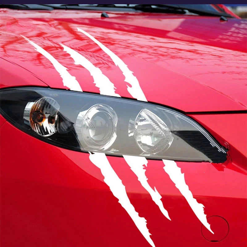 Car Sticker Reflective Monster Claw Scratch Stripe Marks Headlight Decal Auto Exterior Waterproof Vinyl Decal Car Accessories Econic Blanks