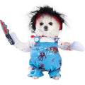 Halloween Dagger Pet Costume - Funny Knife-Holding Dog & Cat Standing Dress for Festival Dress-Up Econic Blanks