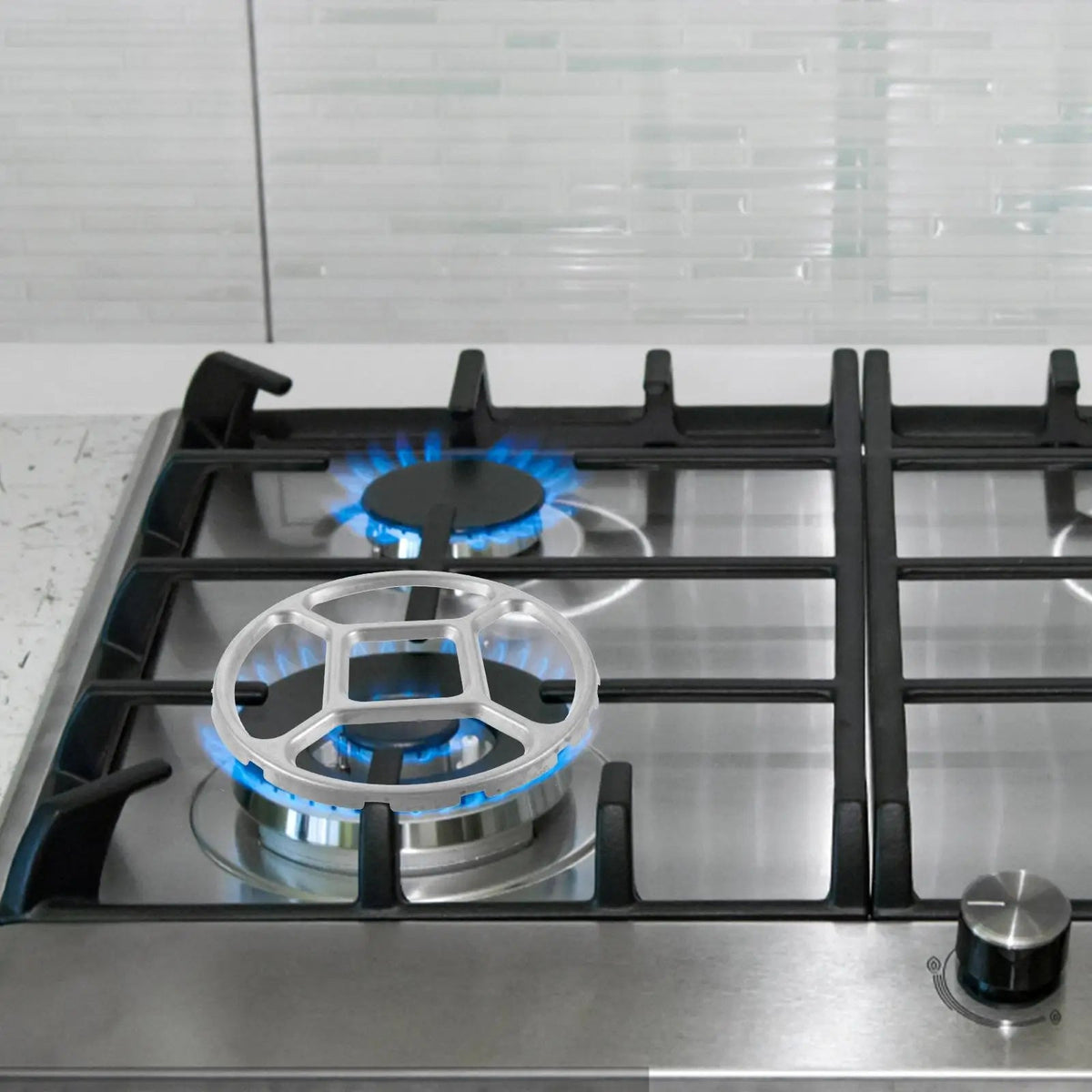 Auxiliary Support Small Pot Wok Steamer Rack Stand Gas Burner Utensils Stovetop Grill Ring Electric Alloy Stoves for Kitchens Quick Pick Grocers