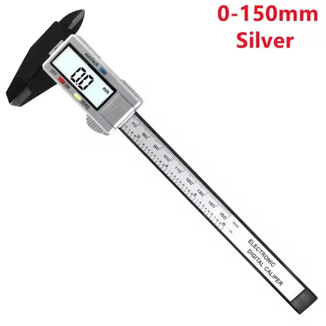 150mm 100mm Electronic Digital Caliper Carbon Fiber Dial Vernier Caliper Gauge Micrometer Measuring Tool Digital Ruler Econic Blanks