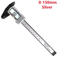 150mm 100mm Electronic Digital Caliper Carbon Fiber Dial Vernier Caliper Gauge Micrometer Measuring Tool Digital Ruler Econic Blanks