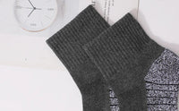 6 pairs Outdoor sports socks Thickened towel bottomed hiking socks Sweat-absorbing short tube sports running socks Men Socks Quick Pick Grocers