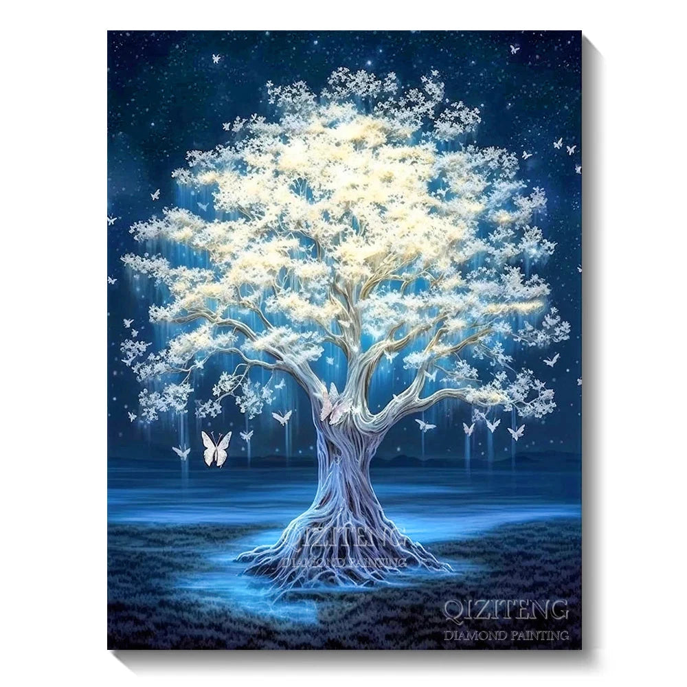 5D Diamond Art Painting Aurora Landscape Mosaic Embroidery Cross Stitch Kit Full Round Rhinestone Diy Wall Home Decor Gift Econic Blanks
