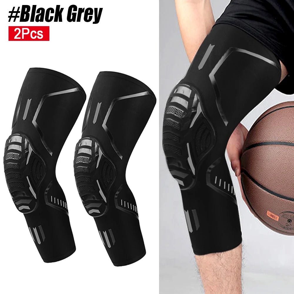 2Pcs/Pair Sport Crashproof Knee Support Pad Elbow Brace Arm Leg Compression Sleeve Outdoor Basketball Football Bicycle Protector Quick Pick Grocers