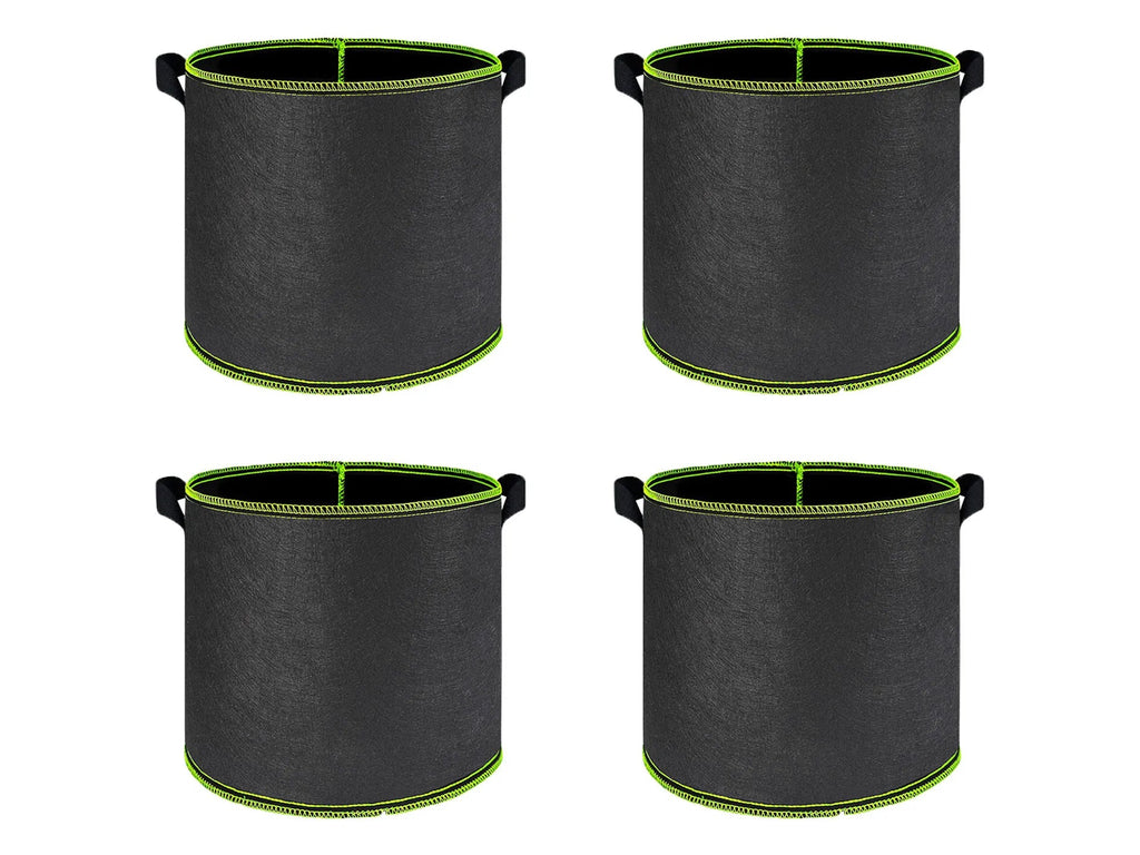 Vegetable/Flower/Plant Grow Bags 2/3/5/7/10 Gallon Thickened Non-Woven Grow Bags Aeration Fabric Pots with Handles Flower Pot Quick Pick Grocers