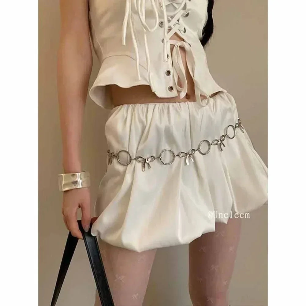 New Butterfly Tassel Waist Chain Y2K Trendy Bohemian Belt Summer Beach Accessories Vintage Flower Bohemian Belt Quick Pick Grocers
