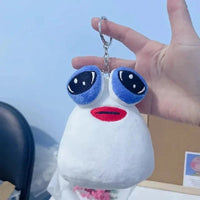 Hot 10cm Game My Pet Alien Pou Plush Keychain Furdiburb Emotion Alien Plushie Stuffed Animal Pou Doll For Kids Birthday Gift Econic Blanks
