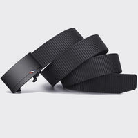 2pcs Fashion Men's Belt Canvas Woven Waistband Automatic Buckle Casual Belt Soft Versatile Jeans Belt Accessories Quick Pick Grocers