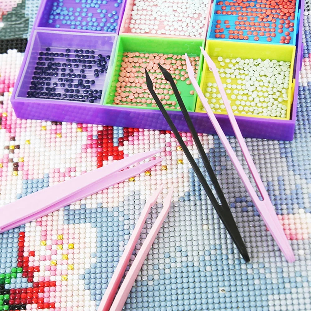 Diamond Painting Tools with Diamond Embroidery Box and Multiple Sizes Painting Pens for Adults to Make Art Craft Econic Blanks