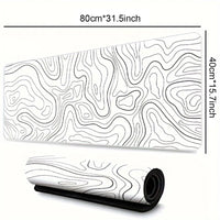 1PC Large Mouse Pads For Desk, Gaming Mouse Pad, Mouse Pad with Stitched Edges and Non-Slip Rubber Base, Extended Mouse Pad Quick Pick Grocers