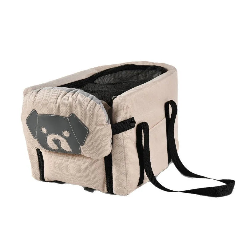 Dog Car Seat Cover Foldable Hammock Pet Harness Cat Bag Basket Stable and Foldable Travel Pet Dog and Cat Safety Car Seat Quick Pick Grocers