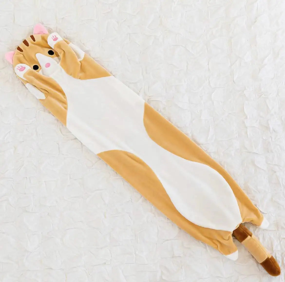 50/70/90/110/130cm Funny Joy Cute Soft Long Cat Plush Toys Pause Office Nap Pillow Bed Sleep Home Decor Doll for Kids Girl Gift Econic Blanks