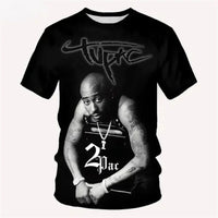 New T-Shirt Harajuku Men T-Shirt Fashion 2pac Graphic T Shirts Hip Hop Men's T-Shirts Summer Tops T-Shirts Man Designer Clothes Quick Pick Grocers