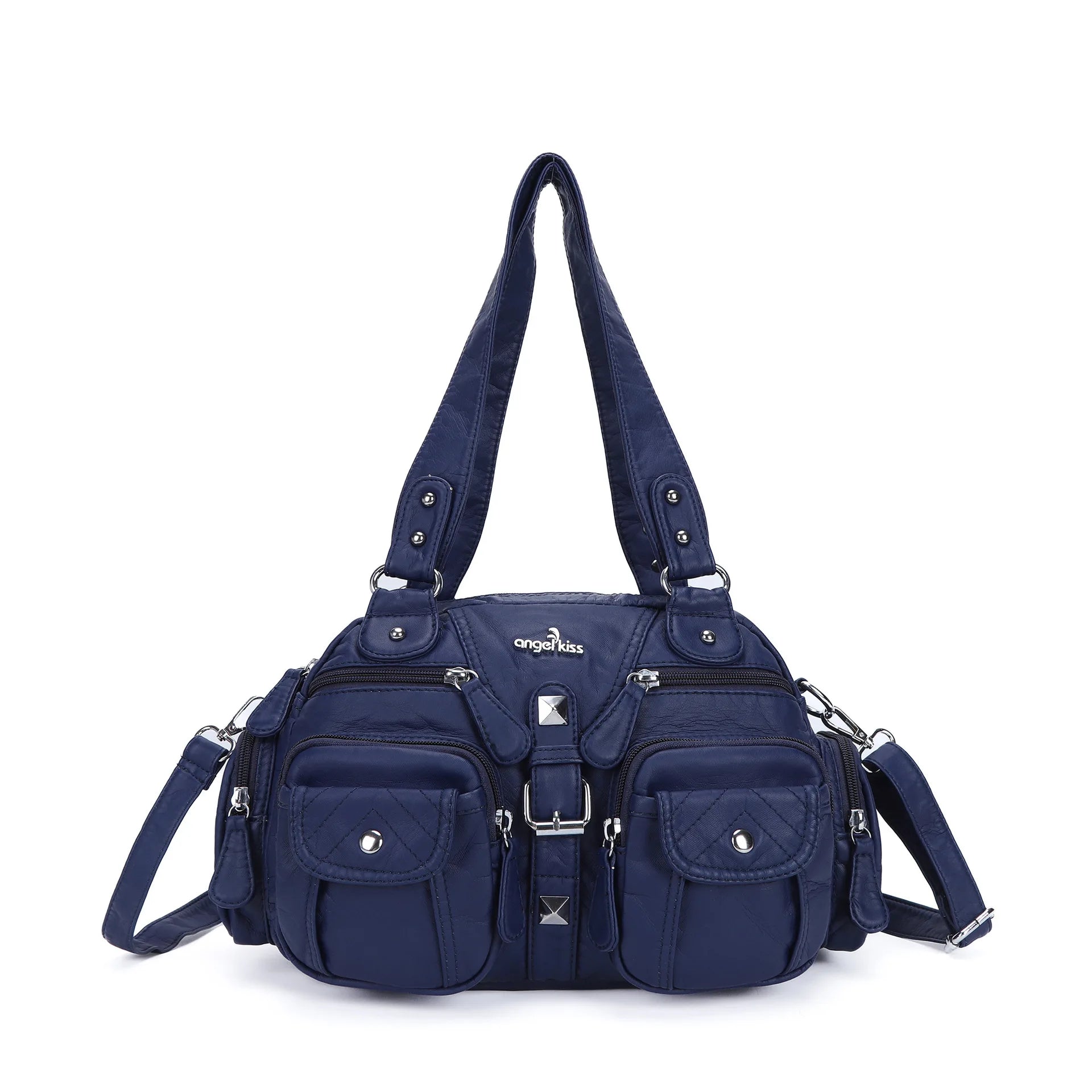 Vintage Women Handbags Satchel Top-handle Handbag PU Shoulder Bag Dumpling Pack Give Gifts Shoulder Bags Phone Money Pack Quick Pick Grocers