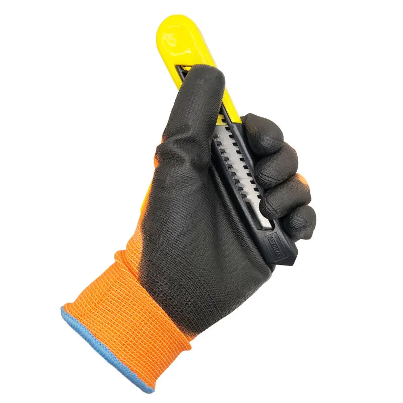 NMSafety 12 Pairs Work Gloves For PU Palm Coating Safety Protective Glove Nitrile Professional Safety Suppliers Quick Pick Grocers