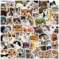 10/30/50PCS Kawaii Love Cat PVC Sticker Aesthetic Children's Korean Decoration Scrapbooking Stationery School Supplies for Kids Quick Pick Grocers
