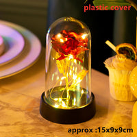 LED Galaxy Three Rose Artificial Flowers, Wedding Decoration, Creative Valentine'S Day and Mother'S Day Gift without Battery 1Pc Quick Pick Grocers