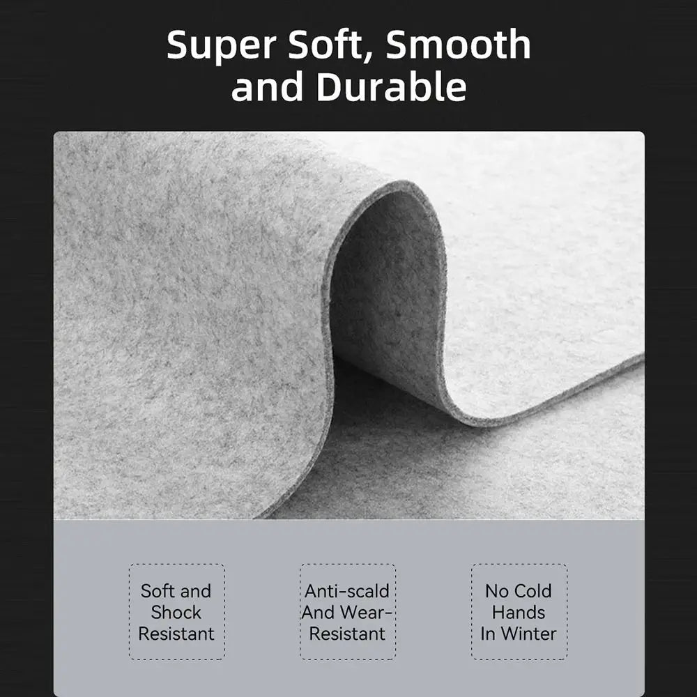 Gaming Accessories Wool Felt Mouse Pad Large Size Writing Mat Keyboard Mice Mat Non-slip Home Office Computer Desk Protector Quick Pick Grocers