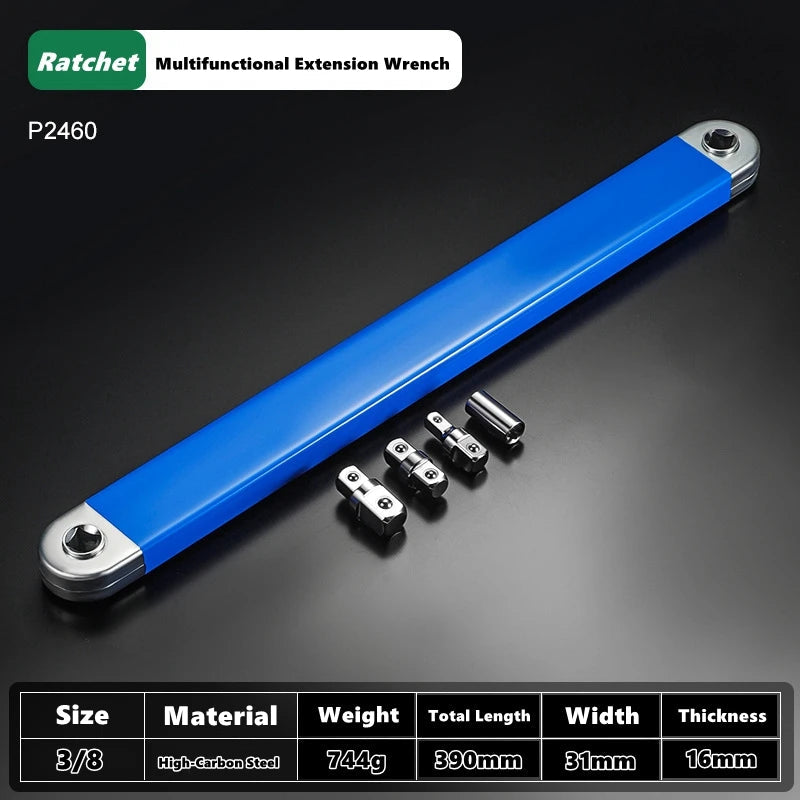 Professional Zero Offset Extension Wrench Motorcycle Repair Tool Tight Space Extension Tool 1/2 in. 1/4 in. 3/8 in.Home Tool Set Quick Pick Grocers