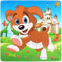 New 20 Piece Wooden 3d Puzzle Cartoon Animal Vehicle Jigsaw Puzzle Montessori Educational Toys For Kids 3-6 Years Old Quick Pick Grocers