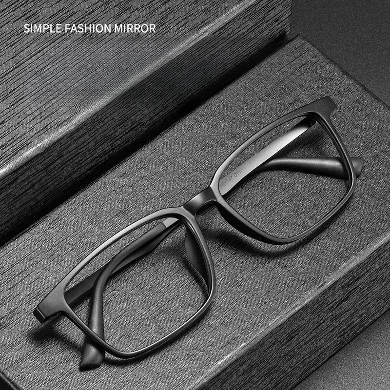 FIRADA Fashion Comfortable Glasses Retro Business Titanium Eyewear Square Optical Prescription Eyeglasses Frame For Men A1003 Econic Blanks