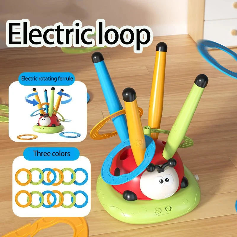 Ladybug Sport Entertainment Game Toy Multifunction Rope Skipping Machine Ferrule Jump Rocket Launcher Outdoor Educational Econic Blanks