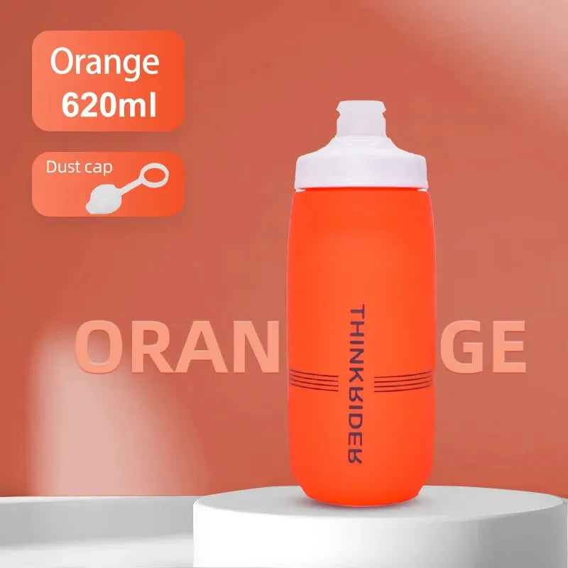 ThinkRider 620ml/750ml Bicycle Bottle MTB Road Bike Water Bottle Outdoor Sports Plastic Portable Large Capacity Drink Cycling Quick Pick Grocers