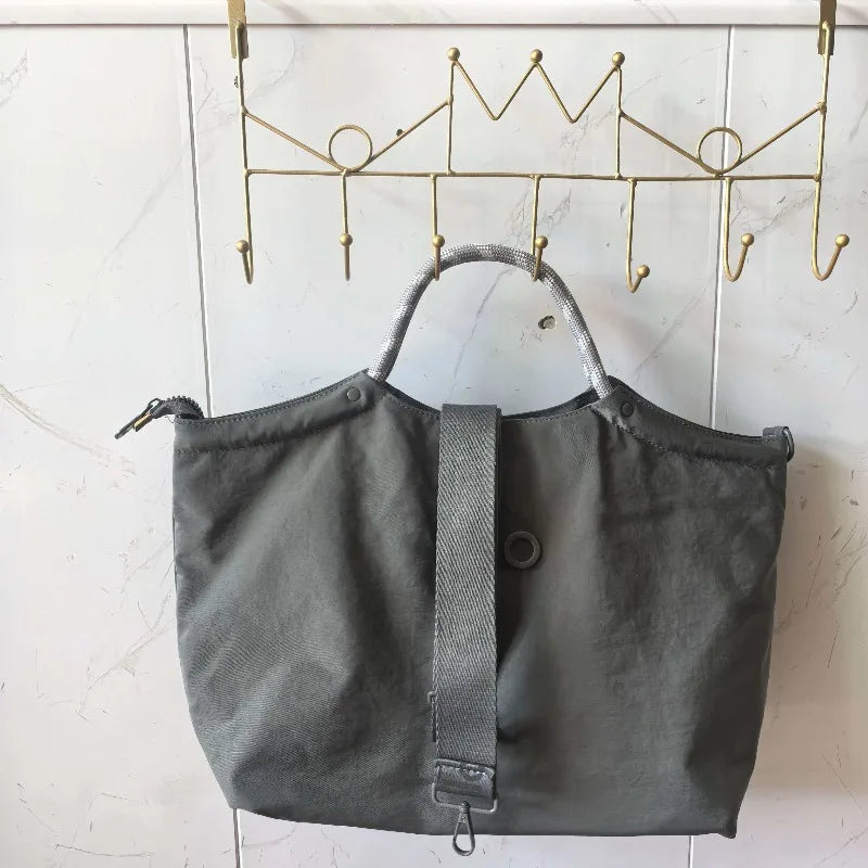 2026 Fashion Simple Letter Canvas Bag, Commuter Handbag, Large Capacity Handbag, Women's Bag Quick Pick Grocers