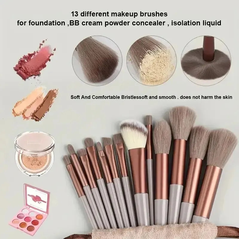 Makeup Brush Set Soft Fluffy Professiona Cosmetic Foundation Powder Eyeshadow Kabuki Blending Make Up Brush Beauty Tool Makeup Econic Blanks