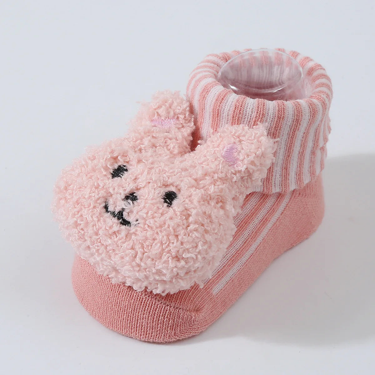 Cute Cartoon Doll Newborn Socks Spring New Baby Soft Solid Prewalker Knitted Sock For Girls Boys Infant Knitting Floor Socks Quick Pick Grocers