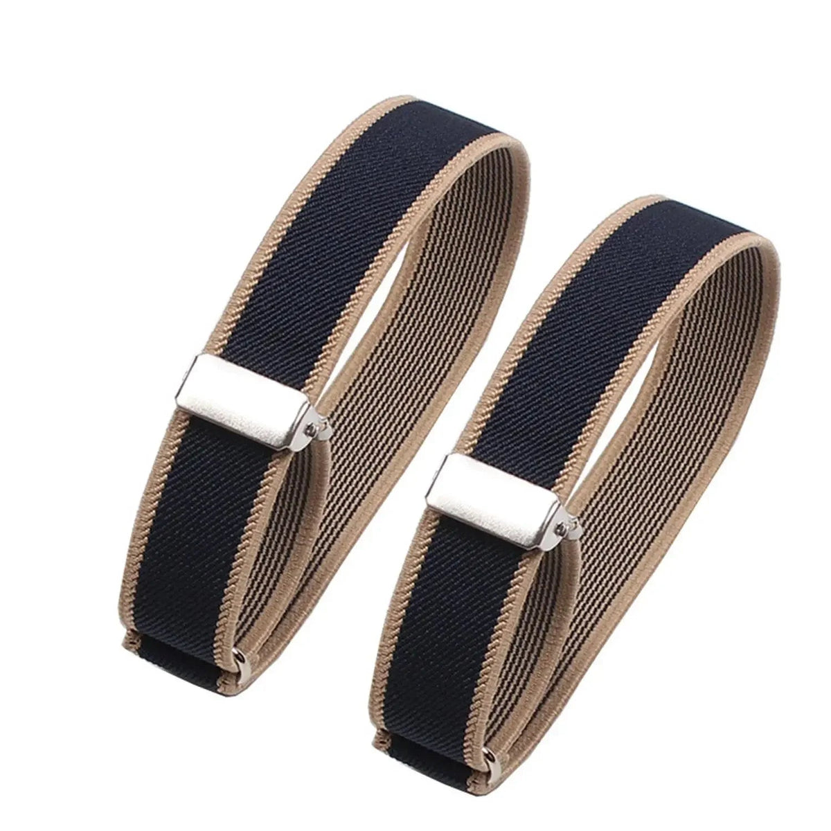 1 Pair Elastic Adjustable Armband Anti-Slip Shirt Sleeve Holders Arm Band Sleeve Bracelet Anti-Slip Shirt Sleeve Holders Quick Pick Grocers