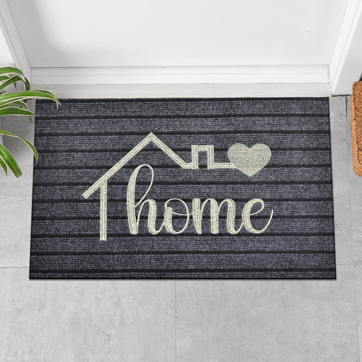 Seven-stripe high-quality doors, door-rubbing feet, scraping mud, floor mats, kitchen mats, water-absorbing, non-slip carpet Quick Pick Grocers