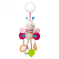 Soft Infant Crib Bed Stroller Mobile Hanging Rattle Baby Educational Toys Brain Developmental Hand Grip Cute Stuffed Animal Toys Purest Peak