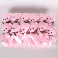12pcs Mini Teddy Bear Plush Toys – Soft Keychain & Party Gift Dolls Econic Blanks