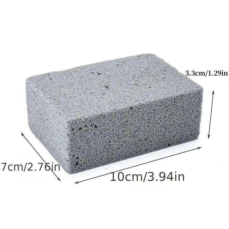 1pc BBQ Grill Cleaning Brush Brick Block Barbecue Cleaning Stone Pumice Brick For Barbecue Rack Outdoor Kitchen BBQ Tools Quick Pick Grocers