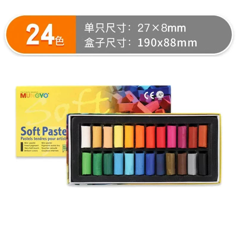 MUNGYO Artist Oil Pastel Set 12/25/50 Professional Painting Drawing Graffiti Art Crayons Washable Round Non Toxic Sticks Econic Blanks