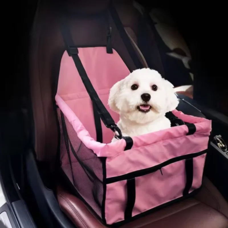 Dog Car Seat Cover Foldable Hammock Pet Harness Cat Bag Basket Stable and Foldable Travel Pet Dog and Cat Safety Car Seat Quick Pick Grocers