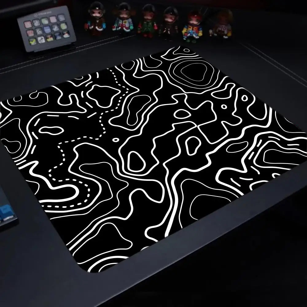 Fluid Mouse Pad Multiple Sizes Large Square Computer Office Game Table Mats Rubber Anti-slip Mousepads Small Decor Desk Pads Quick Pick Grocers