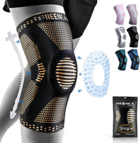 NEENCA Copper Knee Brace Knee Support with Patella Gel Pad &Side Stabilizers for Knee Pain Sport Arthritis ACL Joint Pain Relief Quick Pick Grocers
