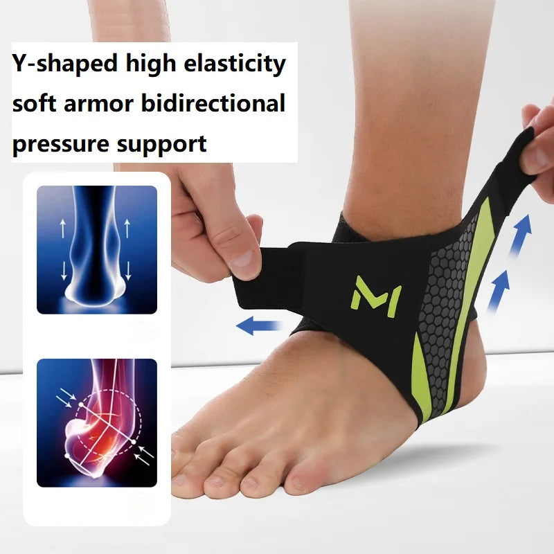 1-2PCS Bandage Ankle Protector Foot Support for Pain Plantar Fasciitis Night Splint Ankle Protector Soccer Compression Anklet Quick Pick Grocers
