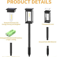 Waterproof LED Solar Lights for Garden Yard Driveway - Automatic Pathway Lighting Outdoor Landscape Lighting Auto On/Off at Dusk Quick Pick Grocers