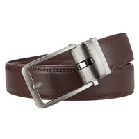 Men's Leather Belts Fashion Automatic Buckle Cowskin Male Belts Luxury Designer Black Brown 3.5cm Quick Pick Grocers