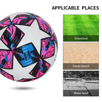 Standard Soccer Ball Professional Outdoors Sports Match Balls Training Seamless Football High Quality PU Material Size 5 Size 4 Quick Pick Grocers