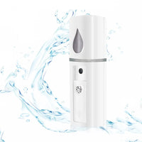 Nano Facial Steamer Mist Spray Eyelash Extensions Cleaning Pores Water SPA Moisturizing Hydrating Face Sprayer USB Rechargeable Quick Pick Grocers