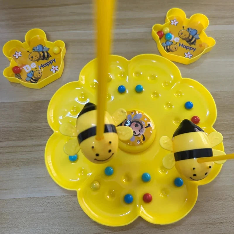 Little Bumblebee Multifunctional Board Game Puzzle Fishing Toys Interactive Educational Toys For Kids Christmas Gift Family Game Econic Blanks