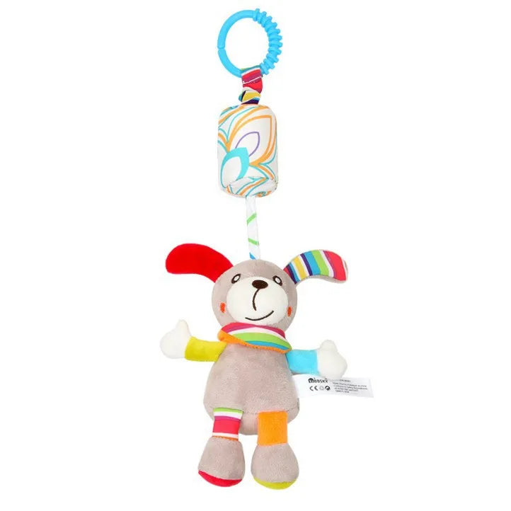 Newborn Baby Plush Stroller Toys Baby Rattles Mobiles Cartoon Animal Hanging Bell Educational Baby Toys 0-12 Months Speelgoed Purest Peak