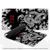 Japanese Dragon Large XXL Gaming Mousepad 900x400 700x300 Speed Desk Mat Anime Theme Keyboard Gamer Mouse Pad for Esports Quick Pick Grocers