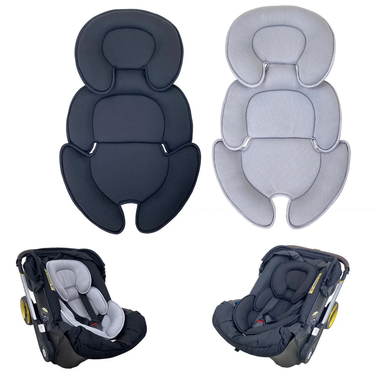 Universal Baby Stroller Seat Cushion Head and Body Support Pillow Infant Car Seat Insert For DOONA Newborn Stroller accessories Purest Peak