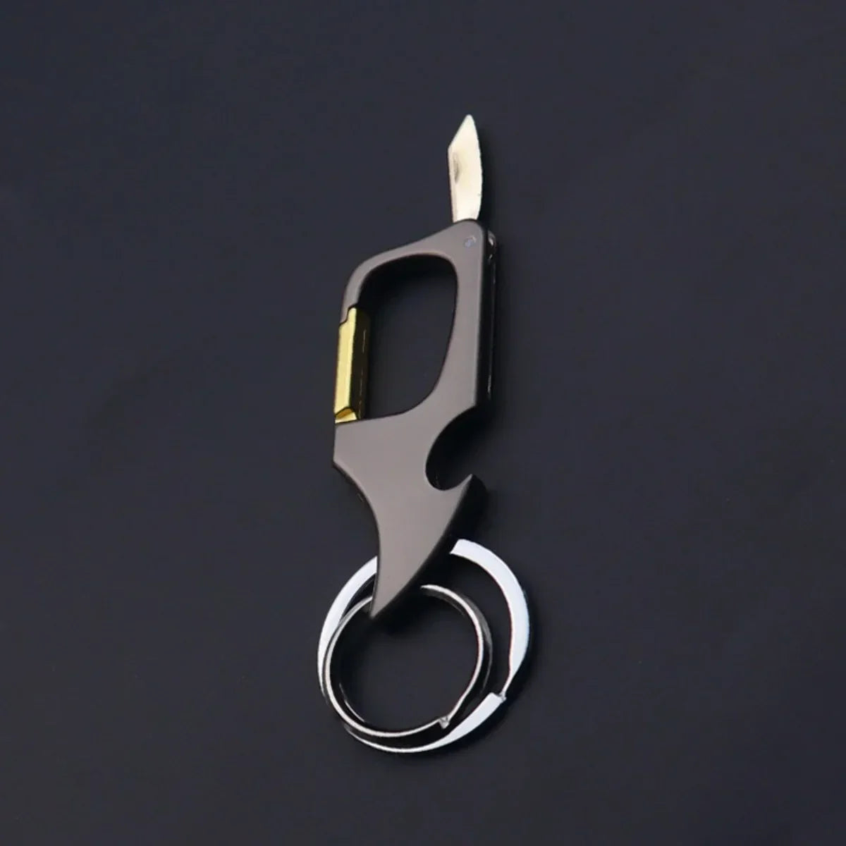 Men's Multifunctional Keychain Bottle Opener Anti-Lost Car Key Ring Creative Waist Hanging Design Econic Blanks